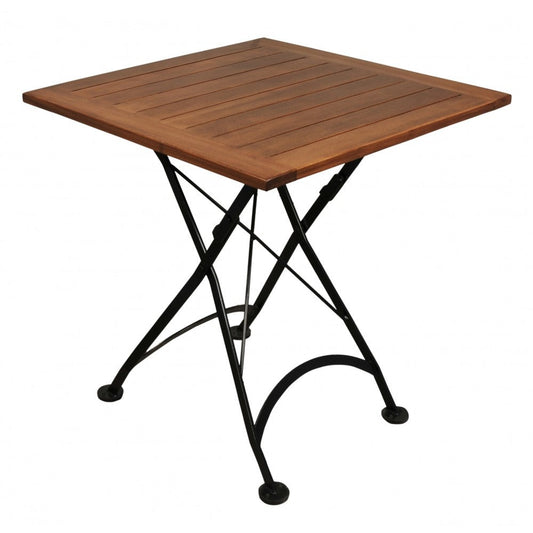 Elegant folding chairs paired with a versatile dining set, perfect for space-saving and stylish dining solutions.