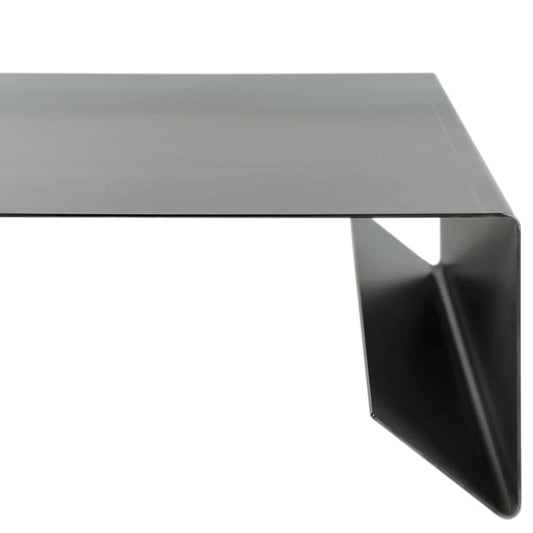 Rectangular Metal Coffee Table with storage Heavy Duty Raw Steel.