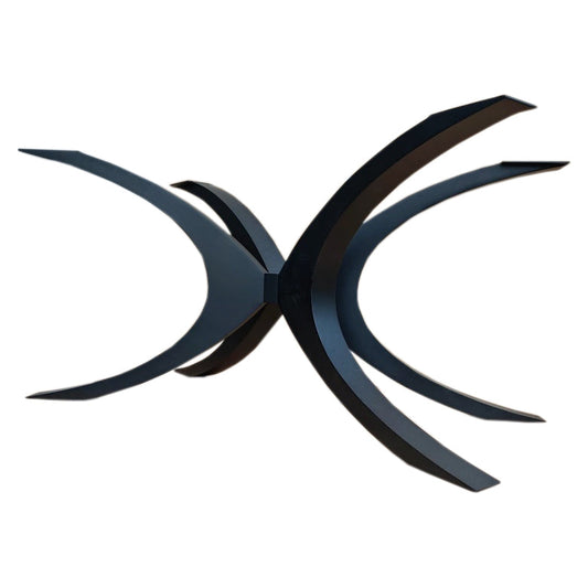 Sturdy matte black furniture designed for durability and elegant home decor.