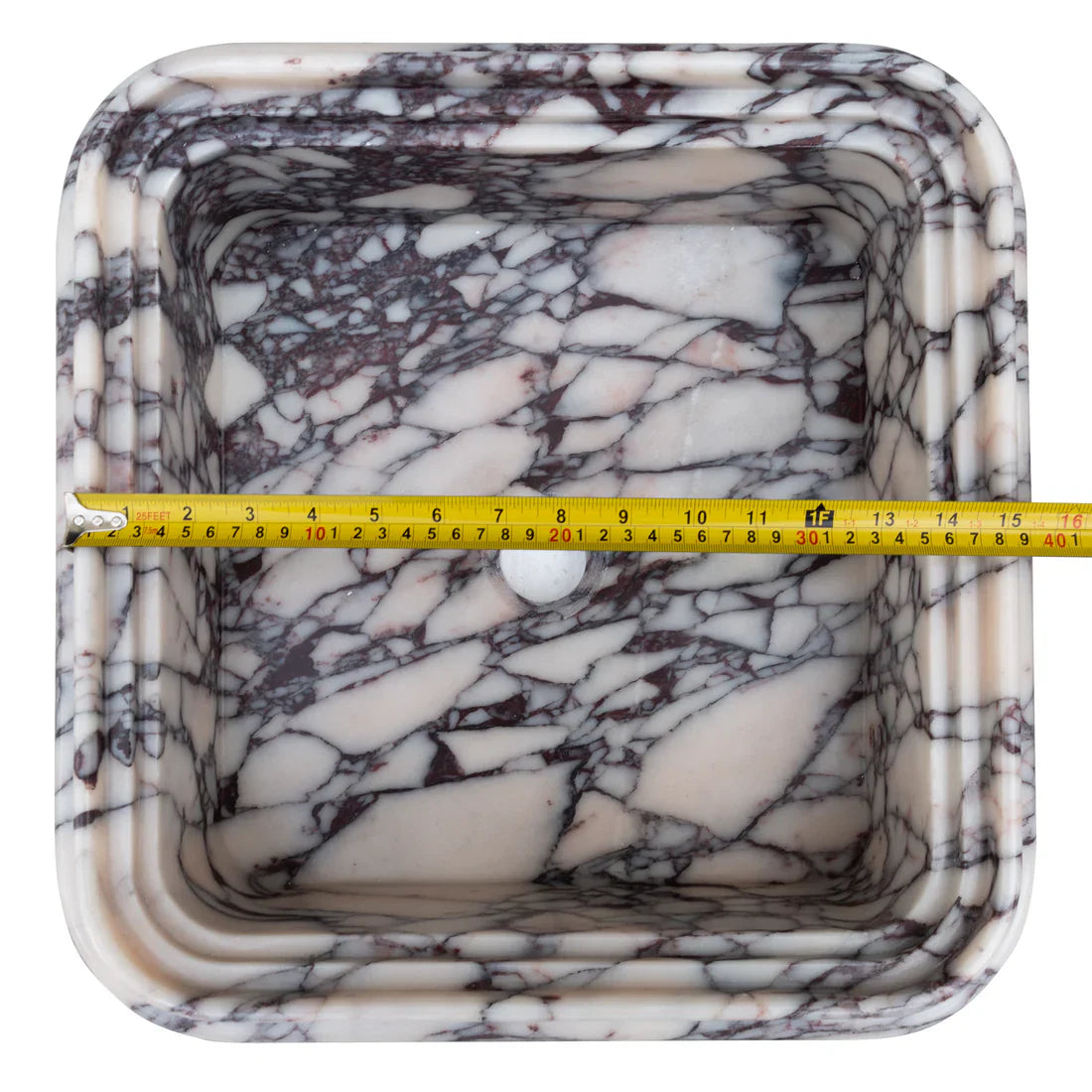 Calacatta Viola wall-mount sink showcasing elegant marble design for modern bathroom aesthetics