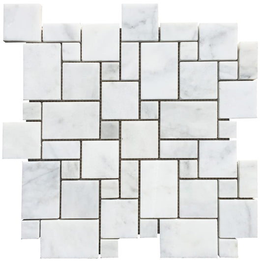 Elegant Carrara marble art piece inspired by the grandeur of Versailles, showcasing timeless beauty and sophistication.
