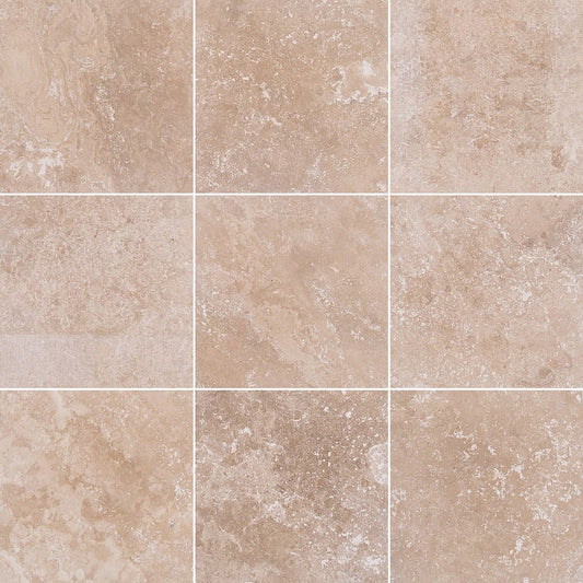 Classic Beige Travertine Honed Floor and Wall Tile - Livfloors Collection.