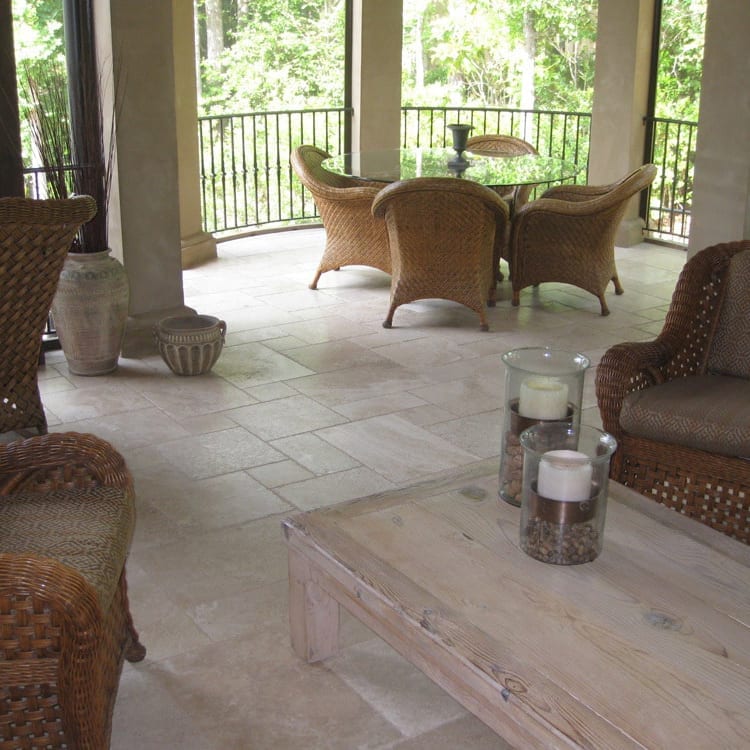 High-quality Denizli travertine stone showcasing natural textures and superior craftsmanship