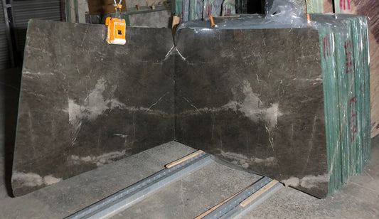 Emotion Gray marble slabs showcasing elegant natural stone patterns for sophisticated interior design projects.