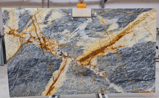 Explosion Blue Bookmatching Marble Slabs Polished - Full Truckload.