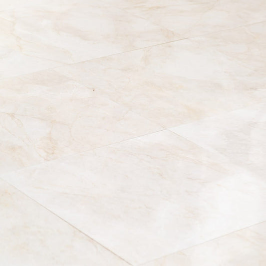 French Vanilla Cream Harmony Marble Floor and Wall Tile - Livfloors Collection.