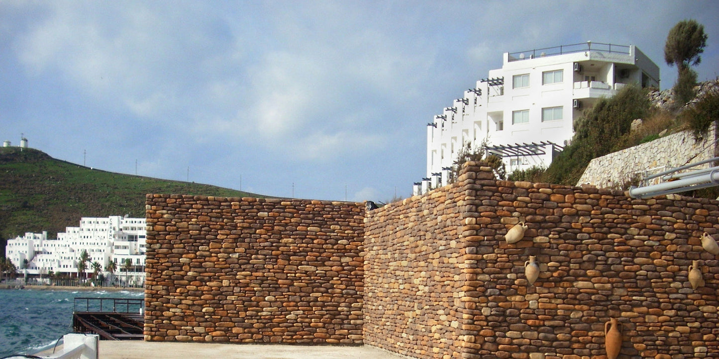 Volga Slate manufactured stone showcasing natural texture and durable design for elegant architectural applications