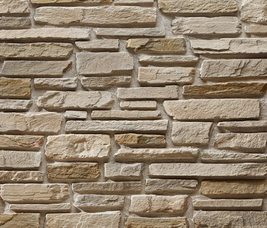 Sierra Sand Slate Look Manufactured Stone Handmade Veneer - Livfloors Collection.