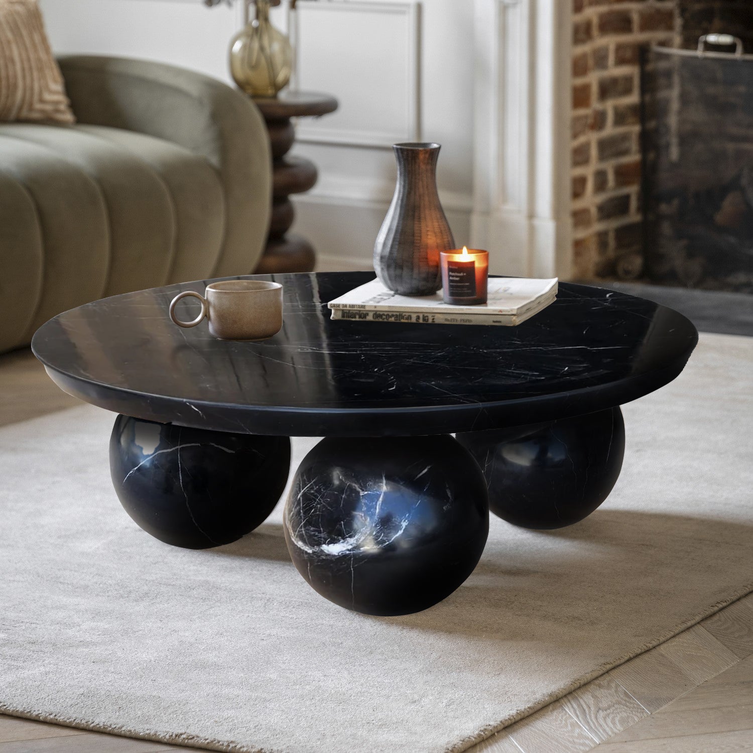 Elegant Marble Coffee Table – Timeless Beauty & Durability