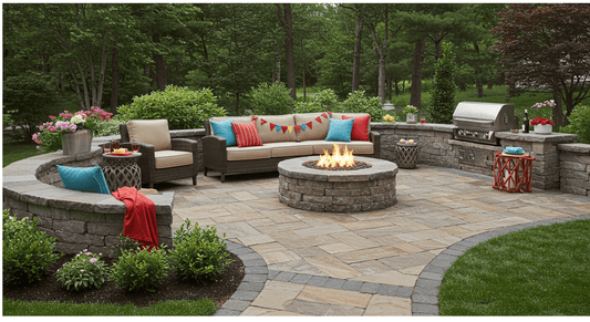 Memorial Day Outdoor Living: Natural Stone Features for Summer Entertainment