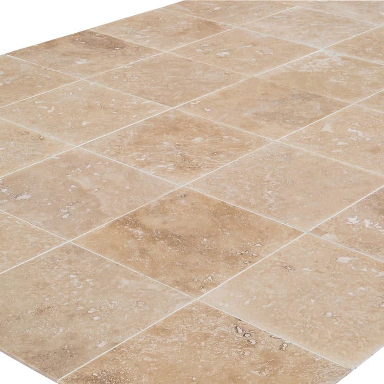 Elegant travertine stone surface showcasing refined texture and timeless natural beauty for sophisticated design
