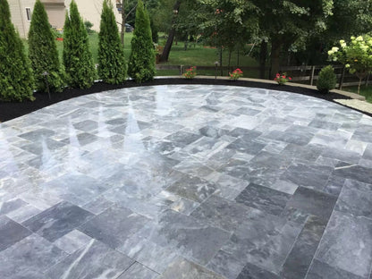 High-quality Bluestone and Marble tiles showcasing elegant natural stone textures for premium interior and exterior design
