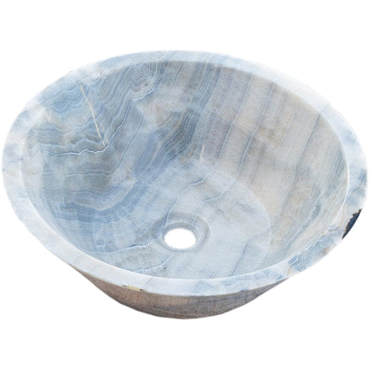 Elegant gray onyx V-shape sink showcasing contemporary design with durable, high-quality materials for modern bathrooms