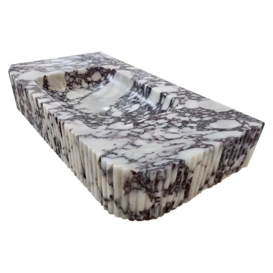 Calacatta Viola marble slab showcasing luxury design and elegance for premium interior applications
