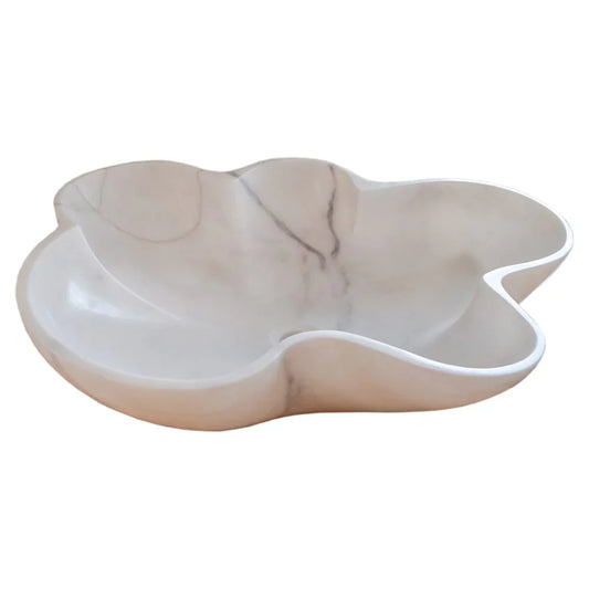 Elegant Carrara white marble vanity sink showcasing timeless luxury and sophisticated bathroom design.