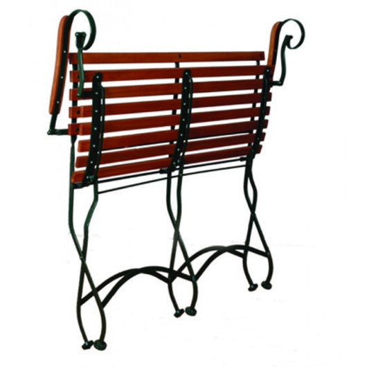 Elegant folding bench showcasing minimalist design and space-saving functionality, ideal for stylish indoor and outdoor seating.