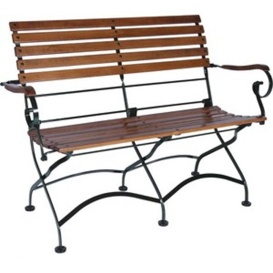 Elegant folding bench showcasing minimalist design and space-saving functionality, ideal for stylish indoor and outdoor seating.