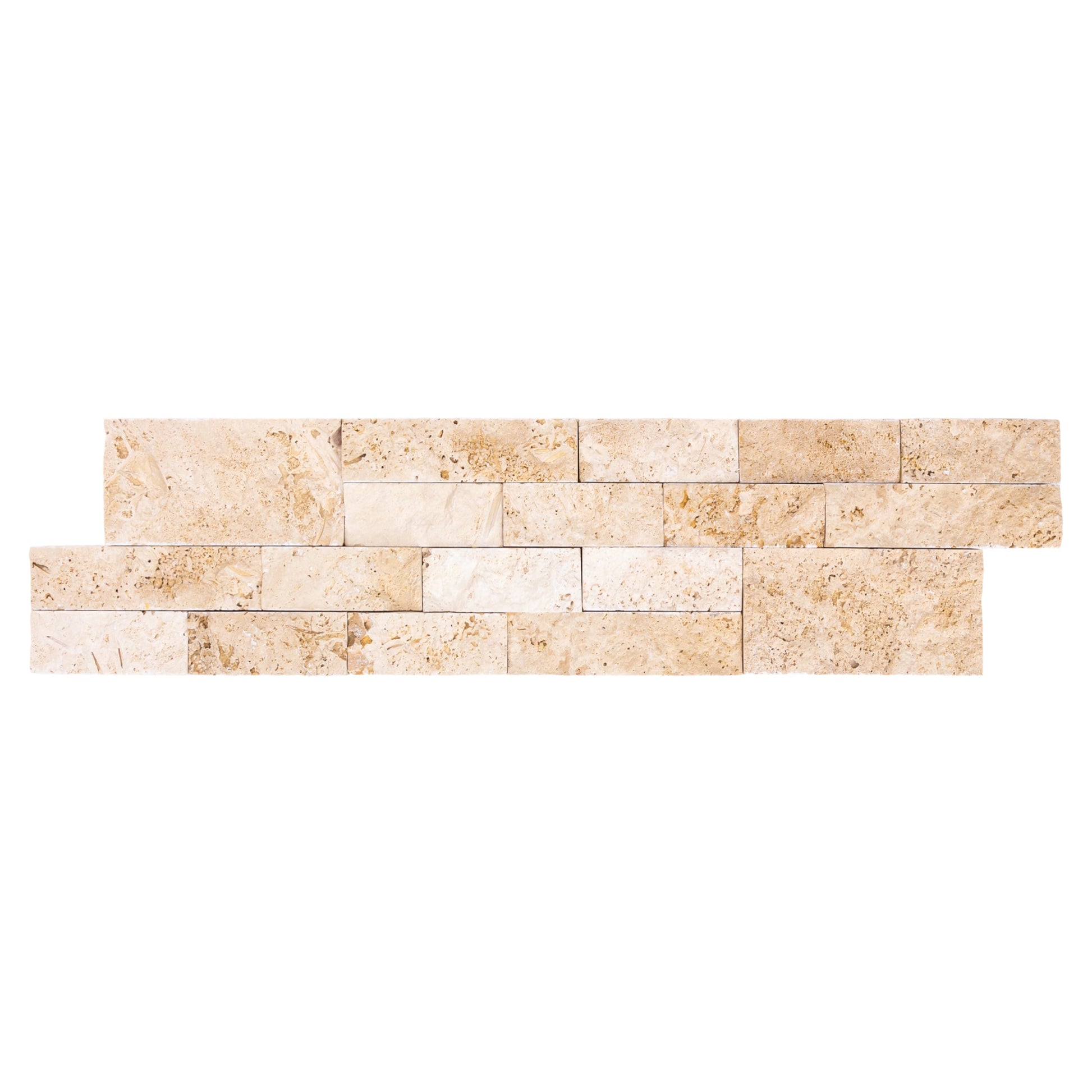 Elegant travertine tiles showcasing natural stone texture, perfect for sophisticated flooring and wall designs.
