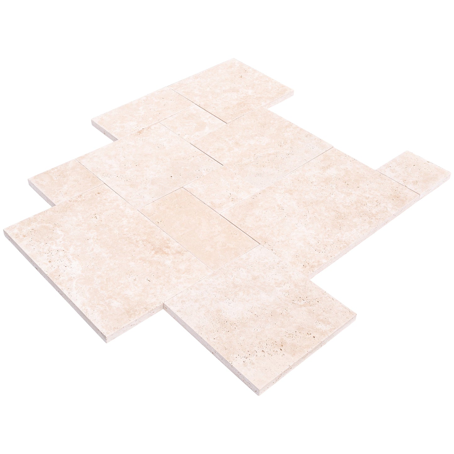 Premium travertine tiles showcasing natural beauty and durability for elegant architectural designs