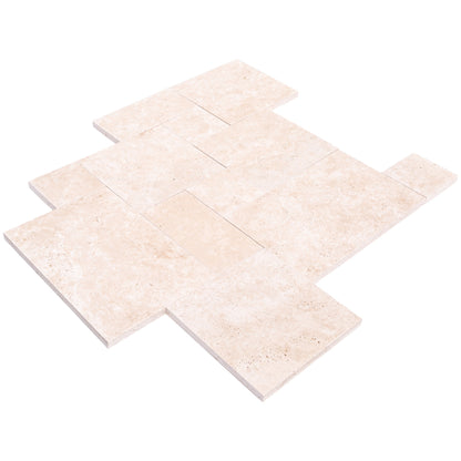 Premium travertine tiles showcasing natural beauty and durability for elegant architectural designs