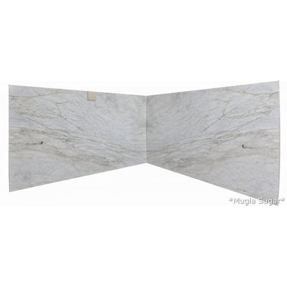 Elegant Mugla marble surface showcasing high-quality stone textures for premium architectural design.