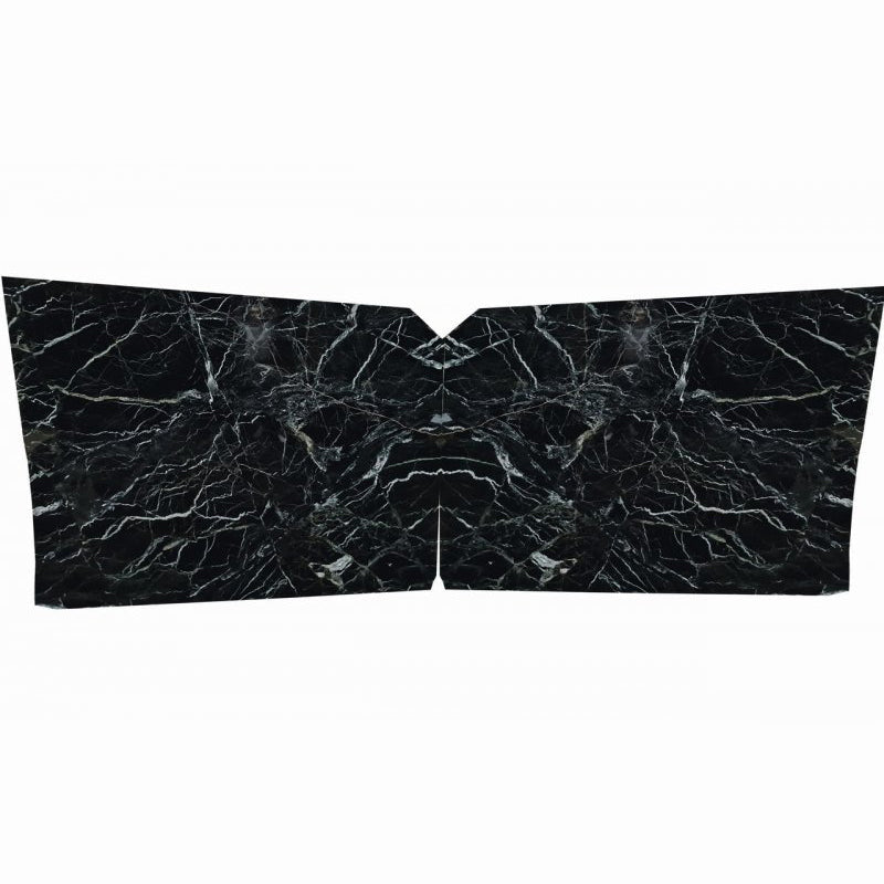 Polished elegance of Petroleum Green Marble showcasing luxurious natural stone for sophisticated interior design
