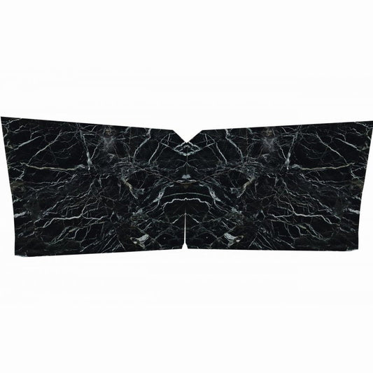 Polished elegance of Petroleum Green Marble showcasing luxurious natural stone for sophisticated interior design