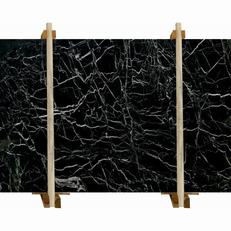 Polished elegance of Petroleum Green Marble showcasing luxurious natural stone for sophisticated interior design