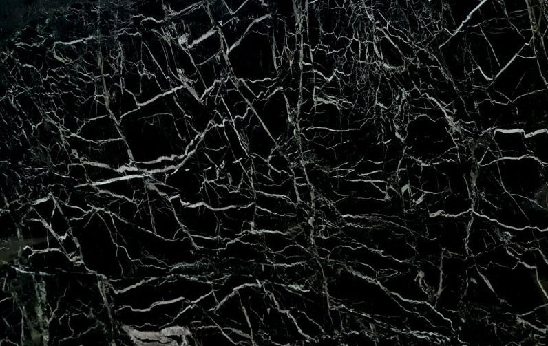 Polished elegance of Petroleum Green Marble showcasing luxurious natural stone for sophisticated interior design