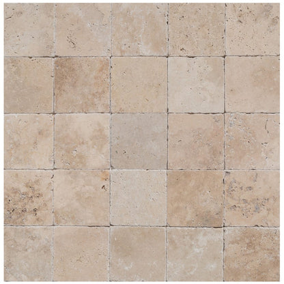 Riverbed scene showcasing smooth travertine stones along the water's edge, highlighting natural textures and serene beauty.