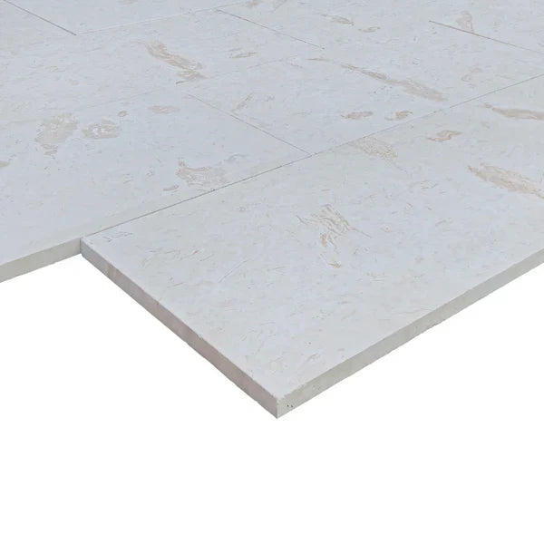High-quality limestone pavers arranged in an elegant pattern for durable and stylish outdoor flooring solutions