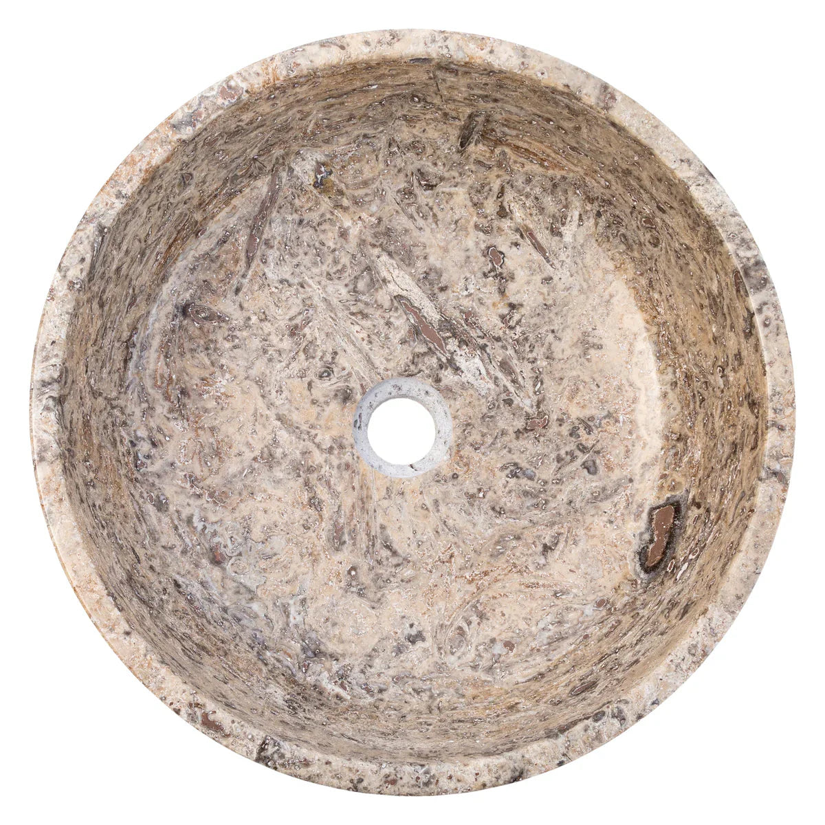 Elegant silver accents complement natural travertine textures in sophisticated interior designs.