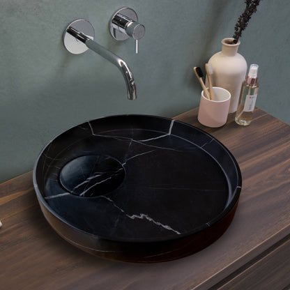 Premium Toros statue crafted from elegant Black Marble, exemplifying luxury and refined craftsmanship.