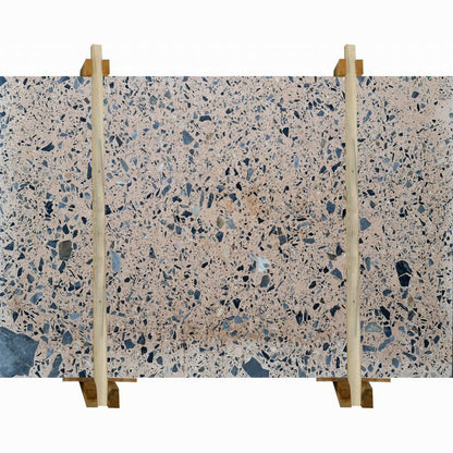 Elegant terrazzo and marble flooring featuring intricate patterns for sophisticated interior design aesthetics.