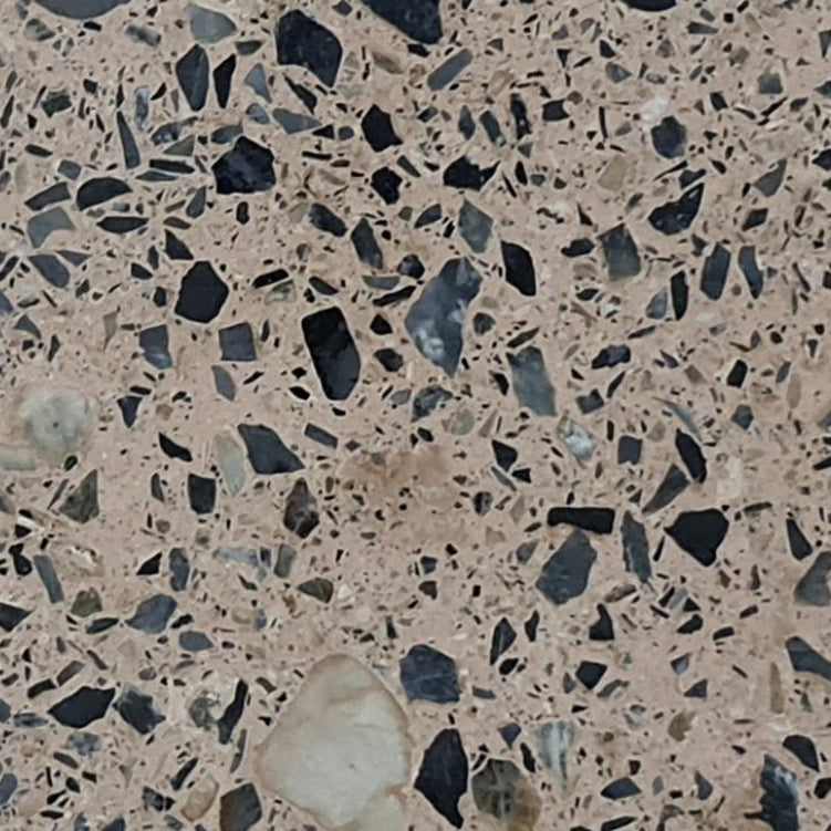 Elegant terrazzo and marble flooring featuring intricate patterns for sophisticated interior design aesthetics.