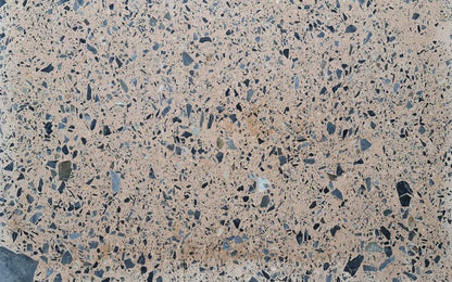 Elegant terrazzo and marble flooring featuring intricate patterns for sophisticated interior design aesthetics.