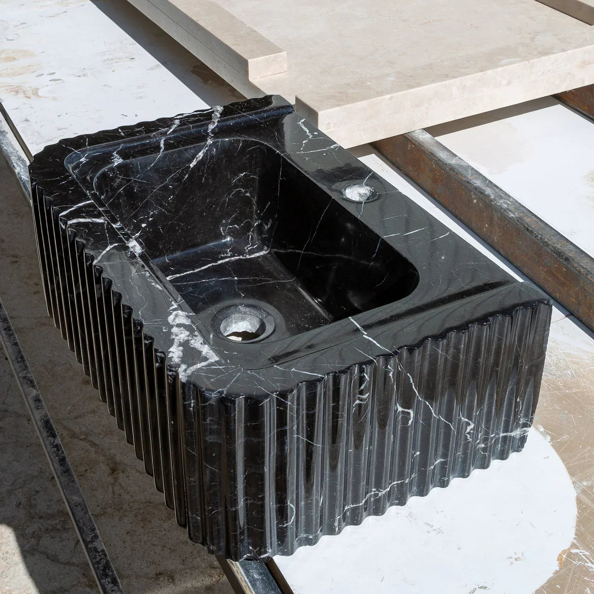 Elegant marble surface showcasing refined craftsmanship and timeless aesthetic appeal in interior design.