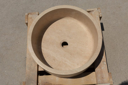 Elegant travertine bathroom sinks showcasing natural stone beauty and sophisticated home design