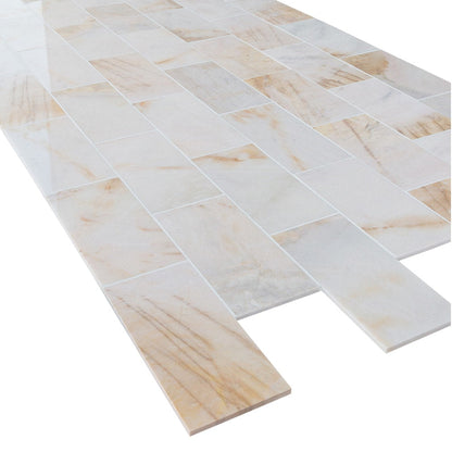 Giallo marble slab showcasing natural stone patterns and luxurious texture for elegant interior design