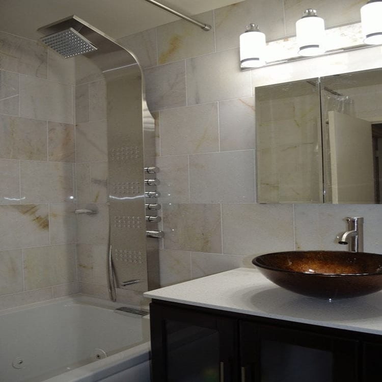 Giallo marble slab showcasing natural stone patterns and luxurious texture for elegant interior design