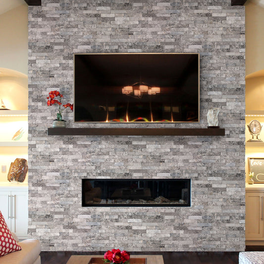 Elegant Ventana Gray 3D Marble surface showcasing intricate patterns and modern design aesthetics