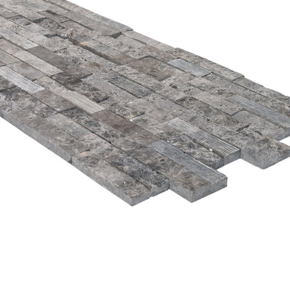 Elegant Ventana Gray 3D Marble surface showcasing intricate patterns and modern design aesthetics