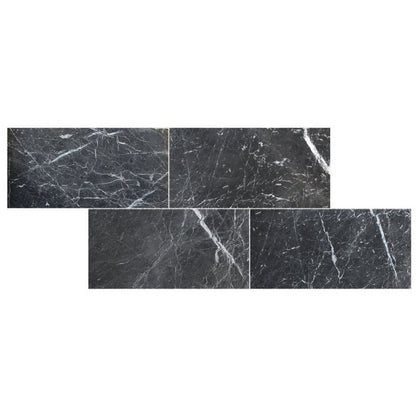 Elegant Amanos design crafted from luxurious Black Marble, perfect for sophisticated interior décor and architectural projects.