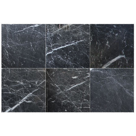 Elegant Amanos design crafted from luxurious Black Marble, perfect for sophisticated interior décor and architectural projects.