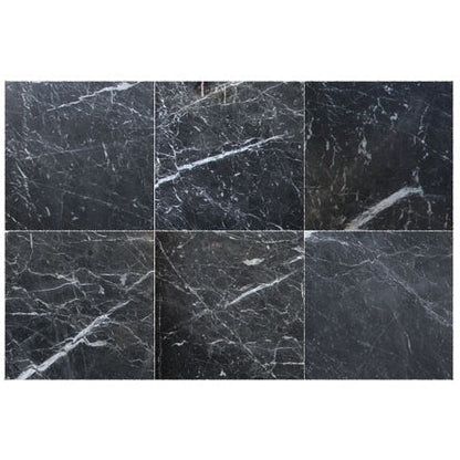 Elegant Amanos design crafted from luxurious Black Marble, perfect for sophisticated interior décor and architectural projects.
