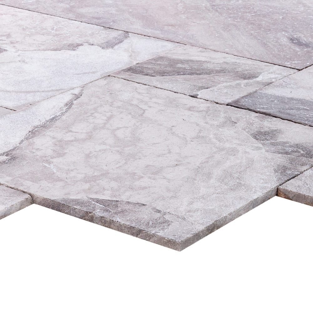 Elegant Atlantic Grey marble tiles showcasing natural patterns for sophisticated interior designs