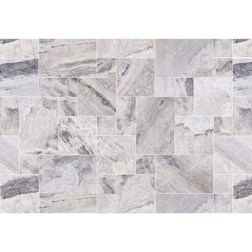 Elegant Atlantic Grey marble tiles showcasing natural patterns for sophisticated interior designs