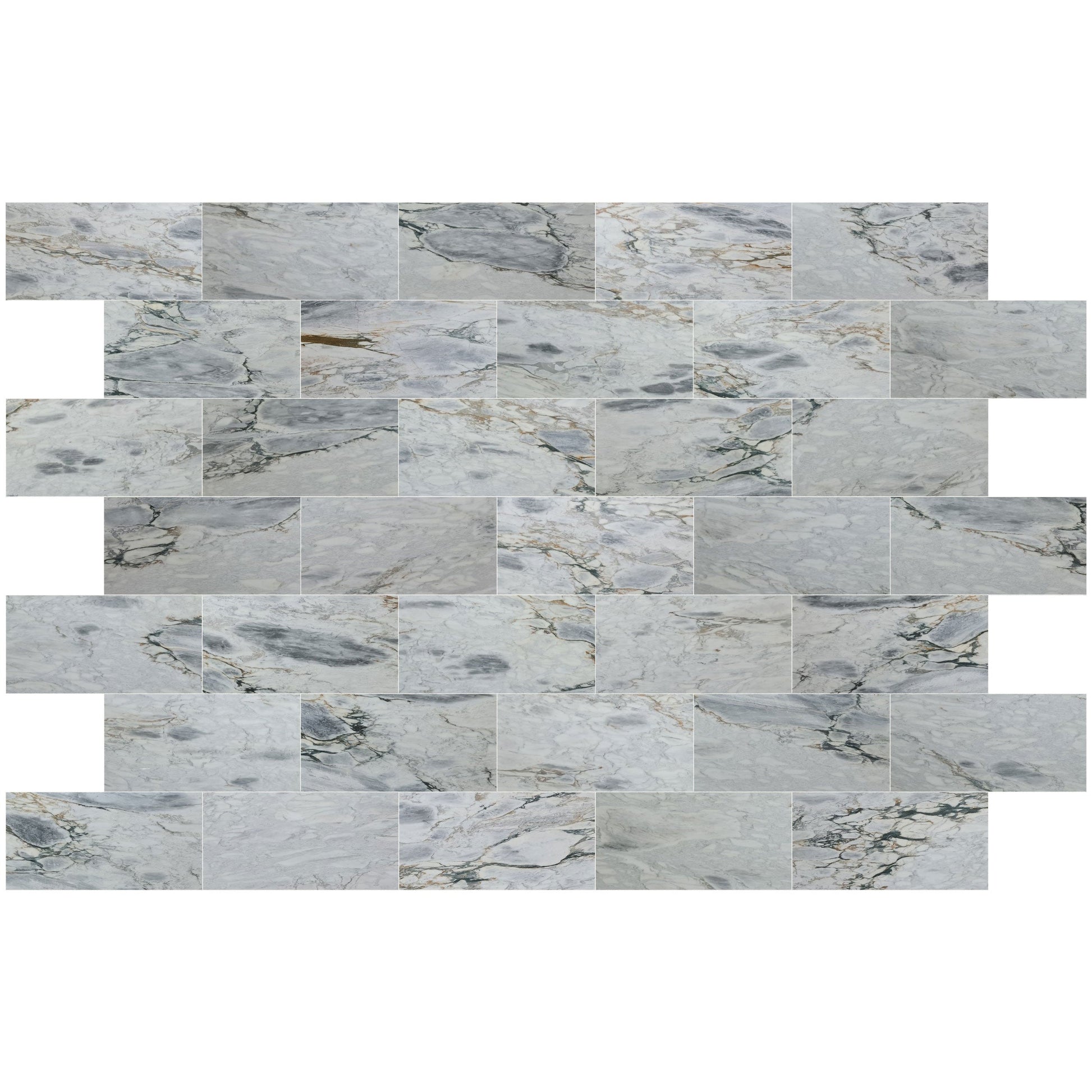 Exquisite Aqua White Exotic Marble slab showcasing elegant natural patterns for upscale interior design and architectural projects.