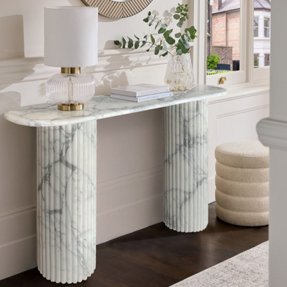 Elegant Arabescato marble surface showcasing exquisite natural veining and luxurious design for sophisticated interiors