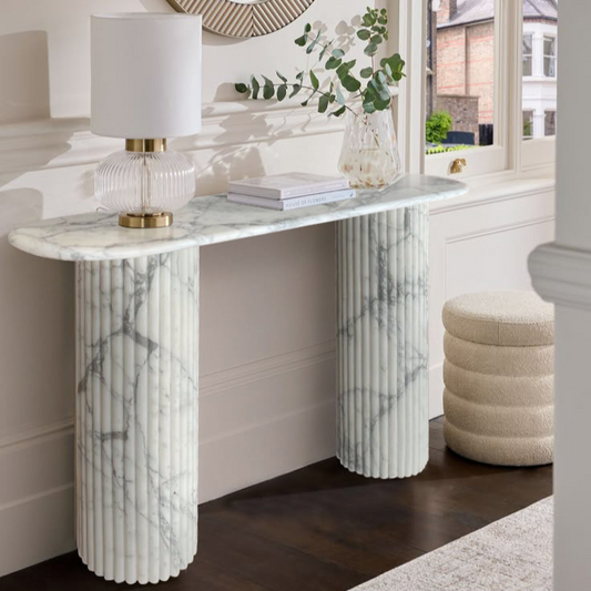 Elegant Arabescato marble surface showcasing exquisite natural veining and luxurious design for sophisticated interiors
